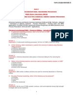 MCQ Ucmp Unit Iii Chemical and Electro Chemical Energy Based Processes