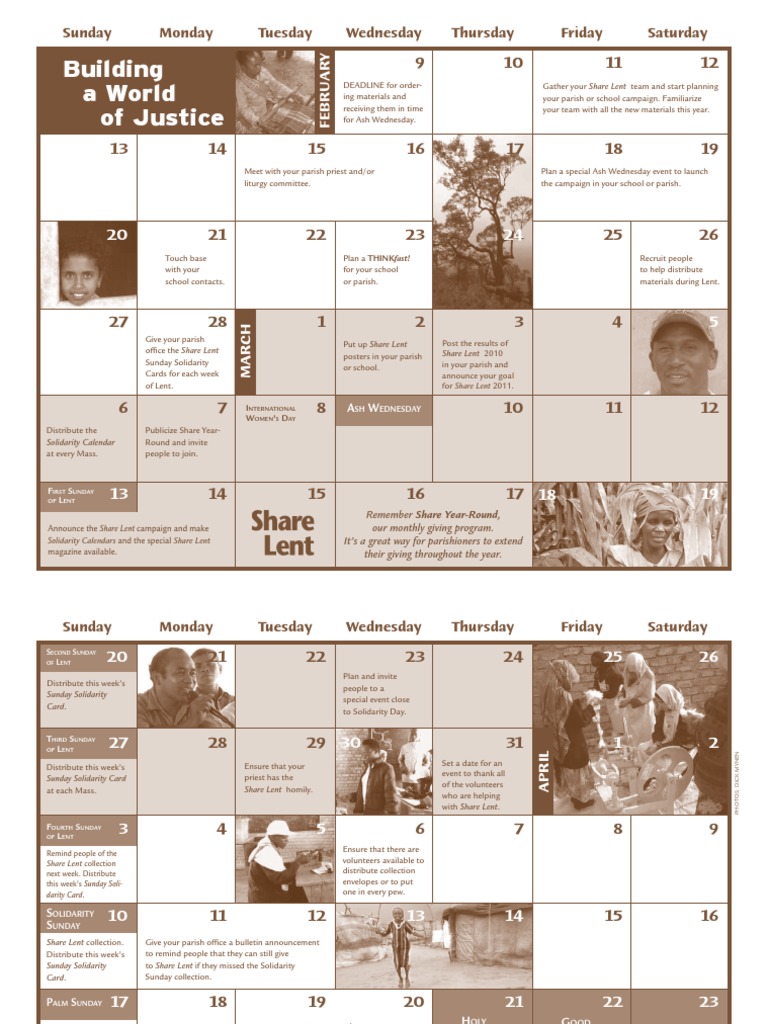 Org Calendar | PDF