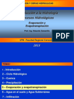 3 - Hidrología - Evaporación y Evapotranspiración