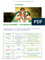 Jeeva Samadhis - 18 Sidhdhars - Sidhdhars & Jeeva Samadhis