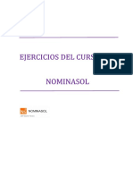 Ejercicios Nominasol