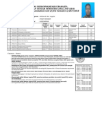 Mid-Term Examination Card of First Semester of 2017/2018