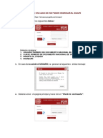 SICAPE - Instructivo - en Caso de No Poder Ingresar