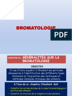 BROMATOLOGIE CH 1 - Généralités Et Méthodologies Danalyse