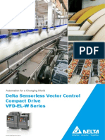 VFD-EL-W Series: Delta Sensorless Vector Control Compact Drive