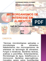 Microrganismos de Interesse Em Alimentos