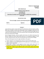 Business Law Midterm Exam - Muhammad Abdullah