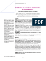 06 Satisfacción del paciente en el primer nivel de atención médica