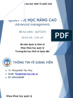 Quan Tri Hoc Nang Cao - Slide