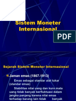 Sistem Moneter Dan Neraca Pembayaran Internasional