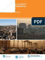 Egypt Cost of Environmental Degradation Air and Water Pollution