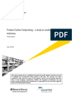 Product Carbon Footprint Study