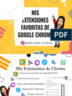 Mis Extensiones de Chrome