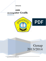 Praktikum Komputer Grafik: Genap 2013/2014