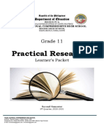 1-4 Learners' Packet in PRACTICAL RESEARCH 1