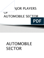 The Major Players OF Automobile Sector