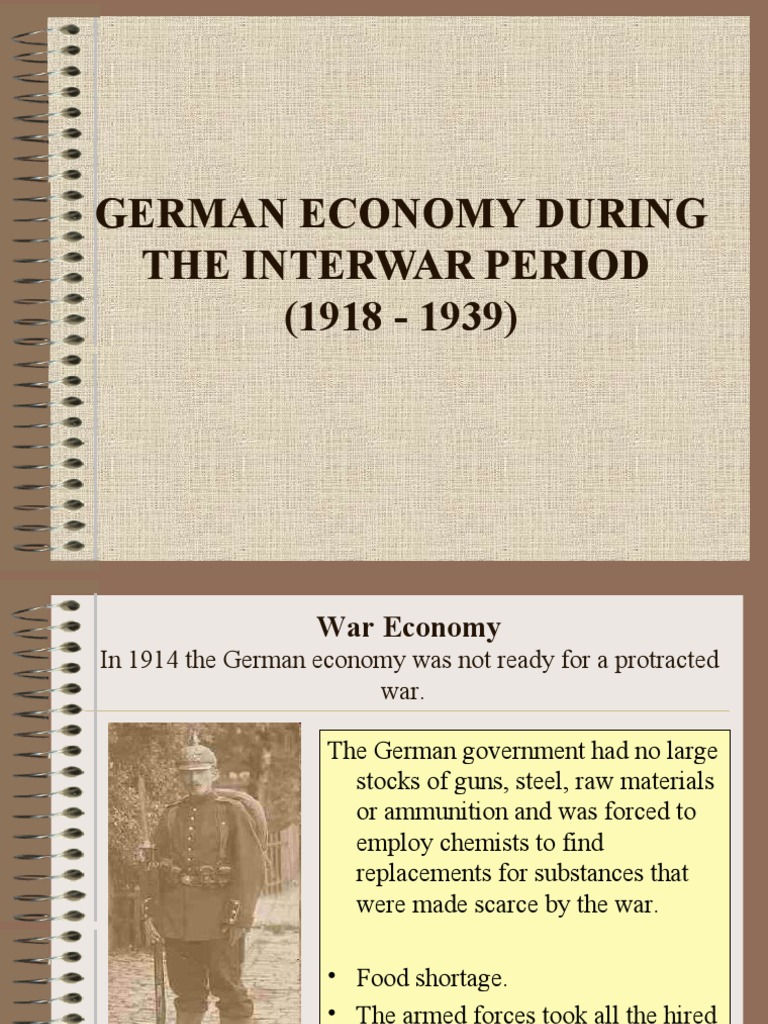 German Economy: Interwar Challenges & Changes | PDF | Economies | Unrest