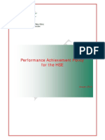 Performance Achievement Policy For The Hse