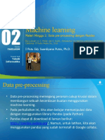 Machine Learning: Materi Minggu 2: Data Pre-Processing Dengan Pandas
