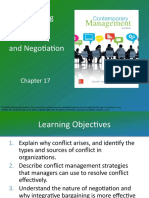 Managing Conflict, Politics, and Negotiation