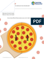 Pizza Fractions!: Use The Different Pizza Slices To Create Your Very Own Pizza Pie!