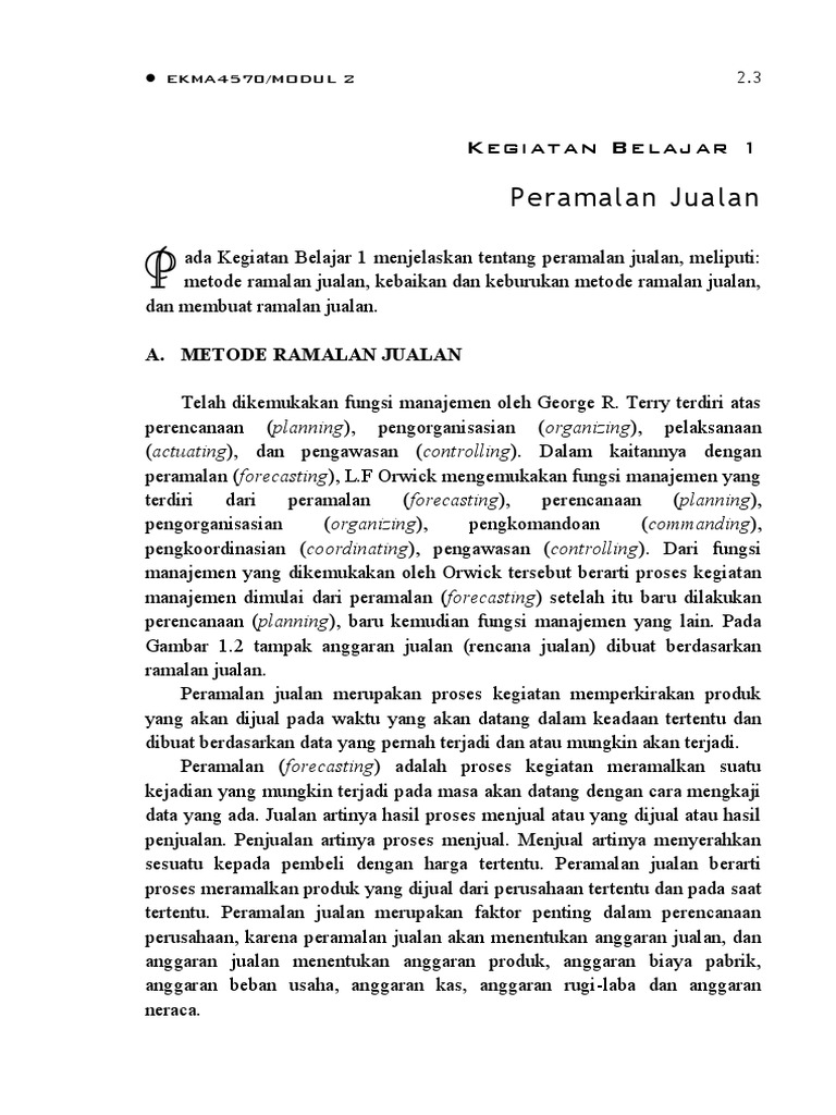 TM#3 - Modul 03 Anggaran Perusahaan | PDF