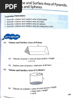 Surface Area and Volume Practice Problems | PDF | Area | Sphere