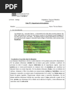 Guia N°1 Importancia de Las Plantas Ciencias Naturales Tercero Basico
