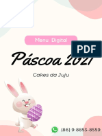 Menu Digital Ovos de Páscoa 2021 - Cakes da Juju