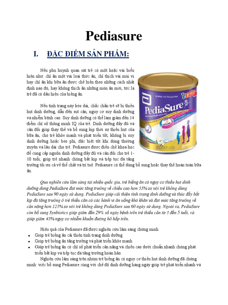 Marketing Pediasure | PDF