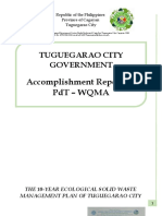 Tuguegarao City's 10-Year Ecological Solid Waste Management Plan