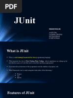 Junit: Presented by