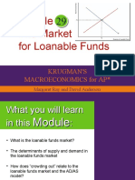 The Market For Loanable Funds: Krugman'S Macroeconomics For