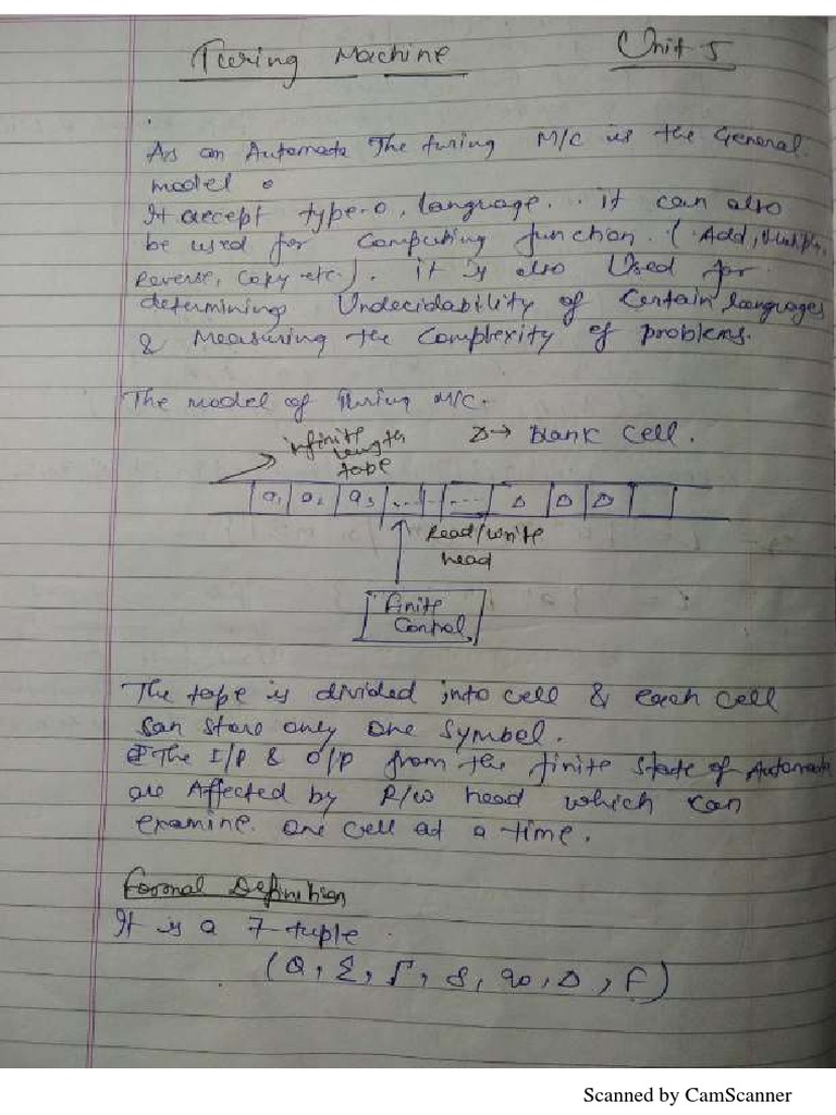 Turing Machine Unit 5 | PDF