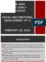 2-18-21 PPT Early Adulthood Social and Emotional Development PT II