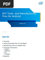 BYT Tools and Manufacturing Flow For Android