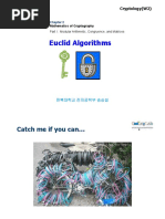 Euclid Algorithms: Cryptology (W2)