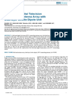 A Full-Band Digital Television Transmitting Antenna Array With Dual-Layer Bowtie Dipole Unit