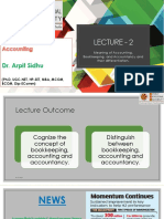 Lecture - 2 (Book-Keeping, Accounting and Accountancy) PDF