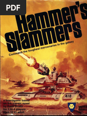Hammers Slammers Board Game [MFG509] 1984