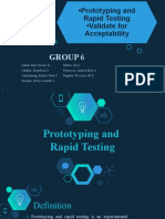 Validate for Acceptability: Prototyping and Rapid Testing