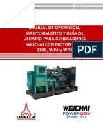Manual de Operación y Mantenimiento Generadores Terrestres 226B, WP4 y W...