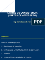 Límites de consistencia y plasticidad de suelos