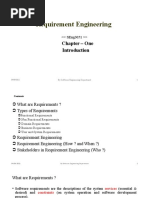 Requirement Engineering Lecture 1 and 2 - Chapter 1 - Introduction