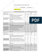 Pre & Post Test Analysis of Gross Motor Skills