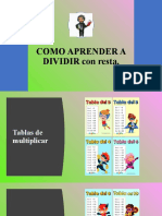 COMO APRENDER A DIVIDIR Con Resta