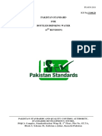 Pakistan Standard FOR Bottled Drinking Water (4 Revision) : ICS No.13.060.20