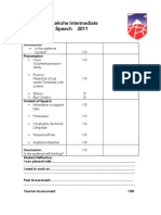 SpeechTeacher Assessment 2011