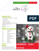 - Snowman Candy Christmas Decoration