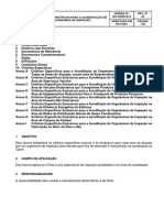 Critérios para acreditação de organismos de inspeção